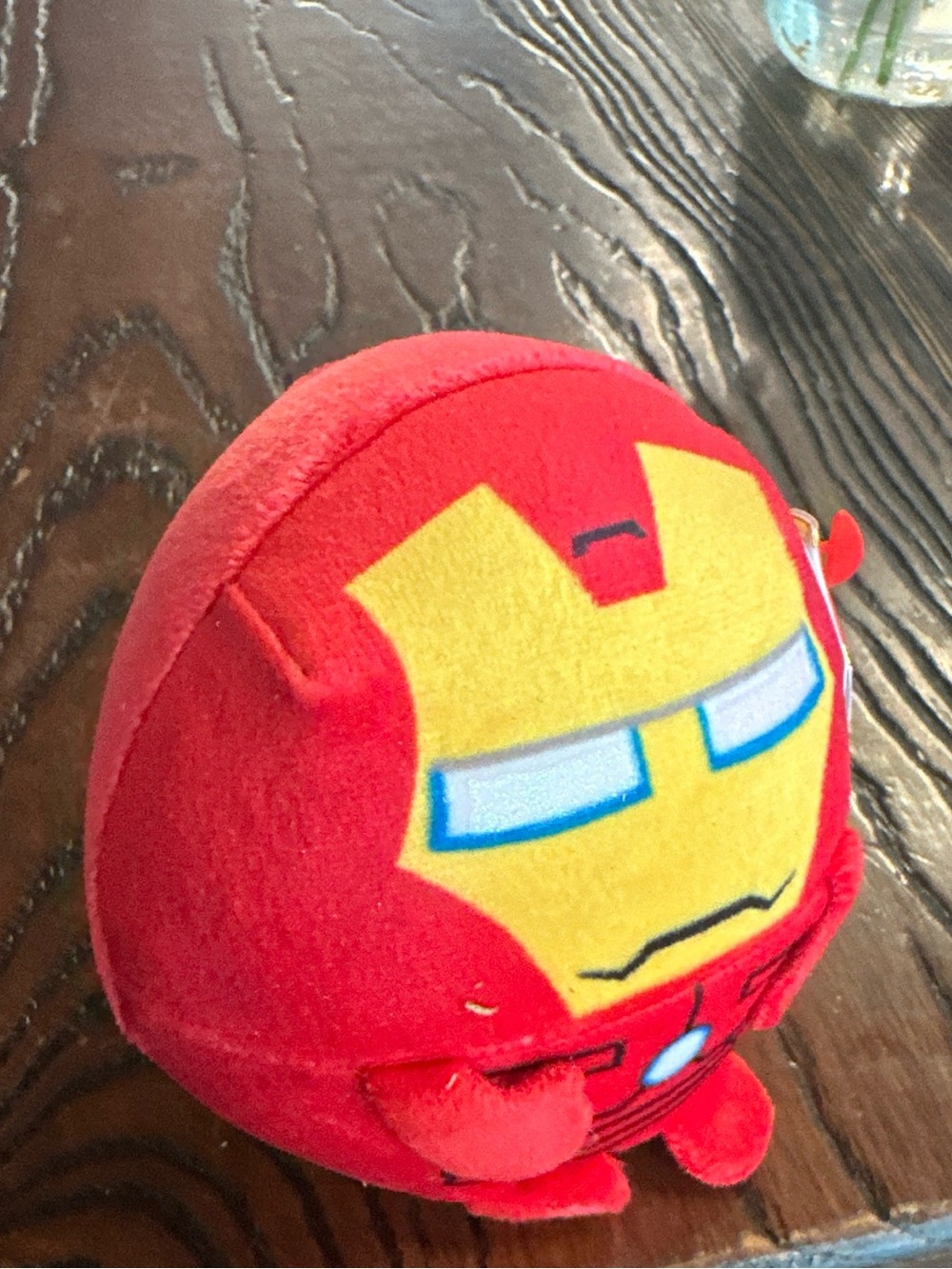 Small TY Beanie Bouncers - IRON MAN (3 inch - Marvel) - New Plush Bouncy Ball